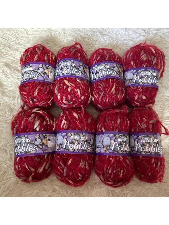 Patons Other - LOT Of 8 Patons Pebbles Yarn Gemstone Bulky Knit Crochet Vintage New 241110